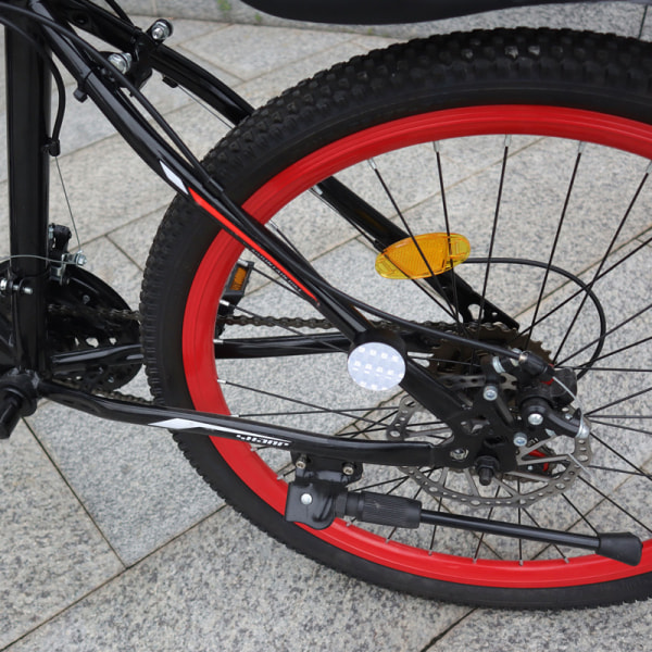 Stöldskydds AirTag-cykelfäste med reflex Grå