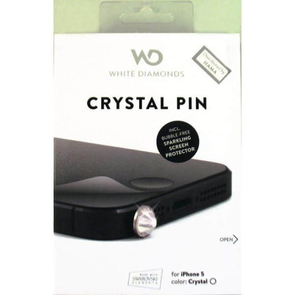 WHITE DIAMONDS WHITE-DIAMONDS 3,5mm PIN Vit inkl iPhone5 glitter