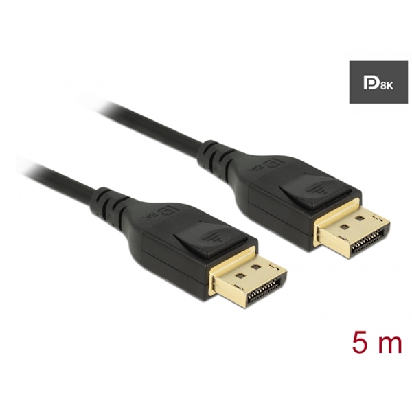 DisplayPort cable 8K 60 Hz 5 m DP 8K certified