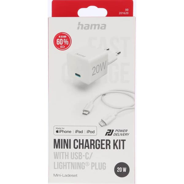 Snabbladdare 220V USB-C-Lightning