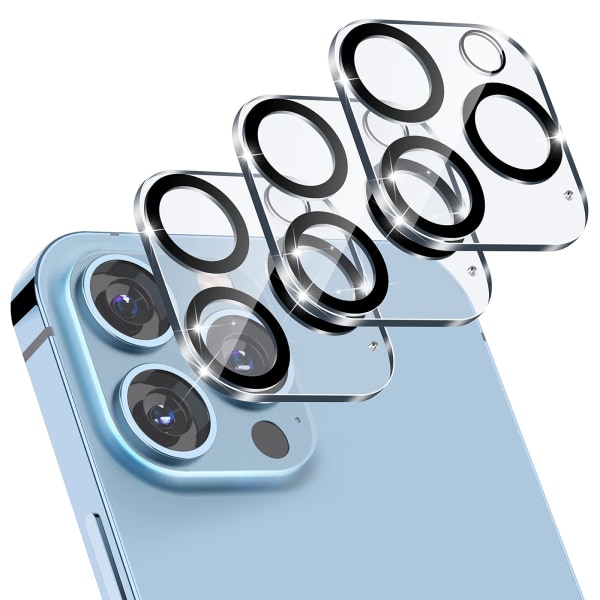 INF iPhone 13 Pro / 13 Pro Max objektivcover 3-pak Gennemsigtig