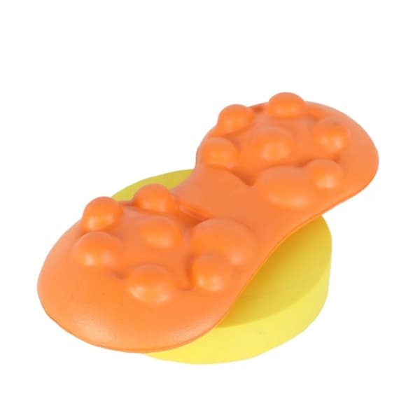 EVA Lumbar Support Cushion Orange acupressure back massage pad for spine relief