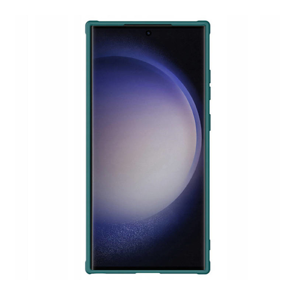 Nillkin CamShield Læder S-cover til Samsung Galaxy S23 Ultra (Exuberant Green)