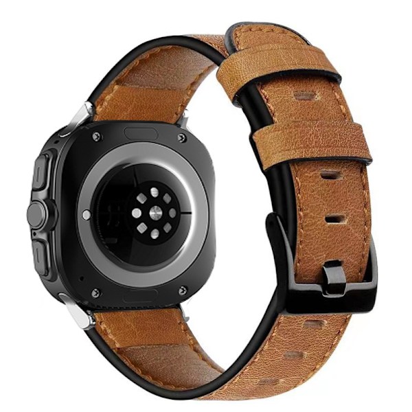 Rem i ægte læder til Samsung Watch 7 (Ultra 47 mm) - Brun