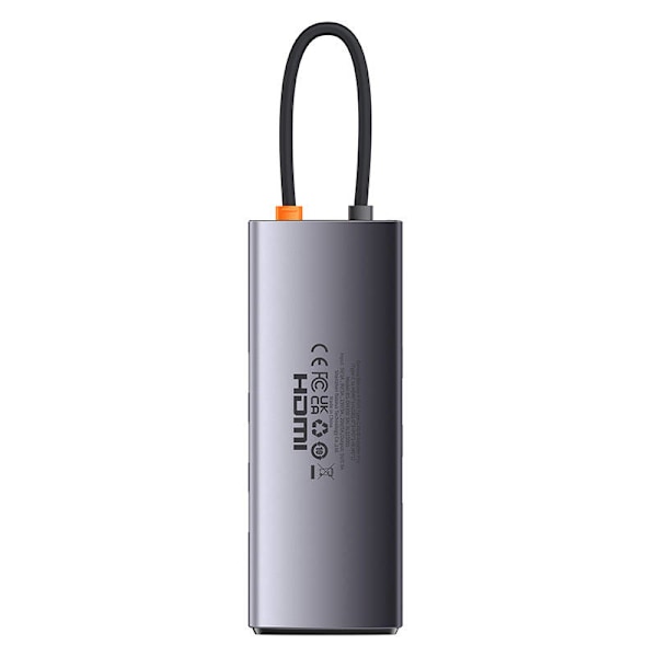Keskitin 6in1 Baseus StarJoy -sarja, USB-C - 3x USB 3.0 + HDMI + USB-C PD + RJ45