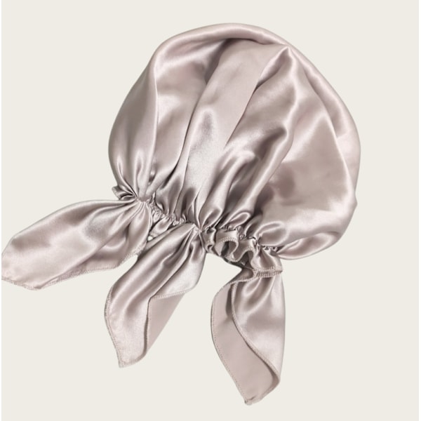 Silkesnattmössa för kvinnor, 100% mullbärssilke lotus rosa
