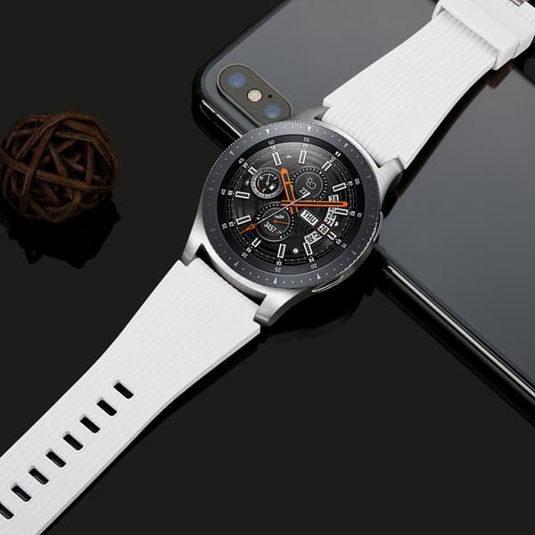 Armband Samsung Galaxy Watch 46 mm - vit - L