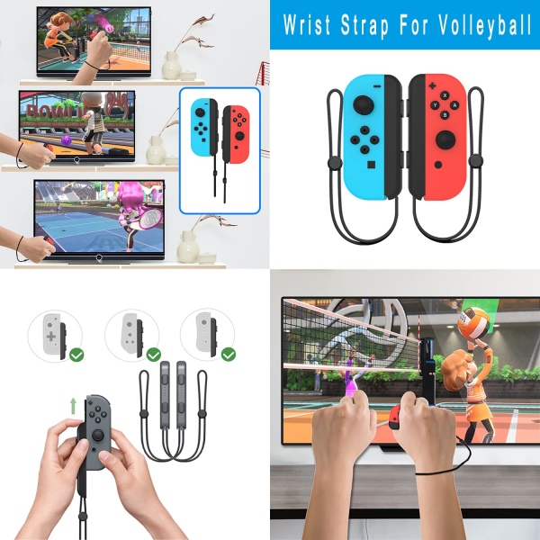 INF Nintendo Switch tarvikkeet urheilupeleihin 12 osaa Monivärin Monivärinen