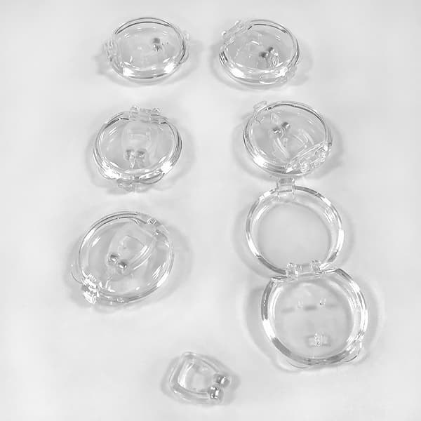 Magnetisk näsklämma mot snarkning 6-pack Transparent Transparent