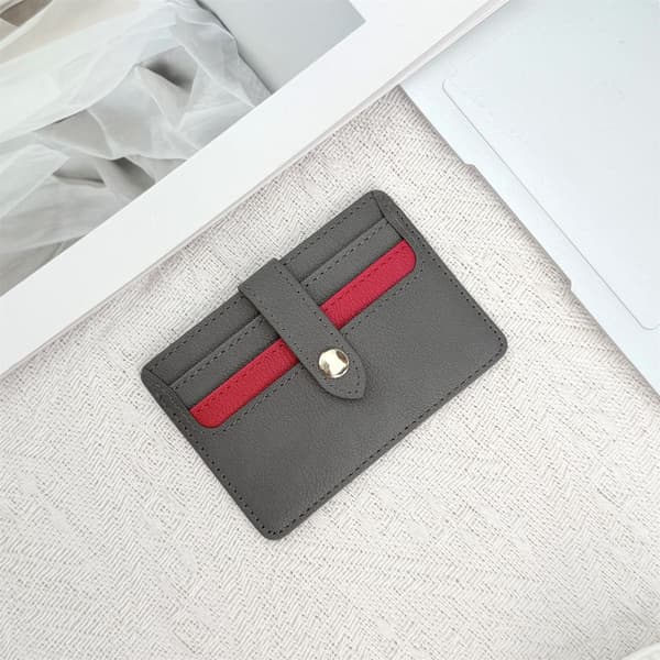 Magnetisk MagSafe-telefonkortholder i PU, slank og kompatibel med iPhone 12–17 Grey Grey