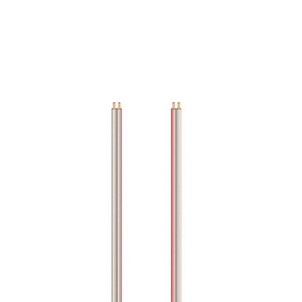Högtalarkabel 2x1.5mm2 Transparent 5m