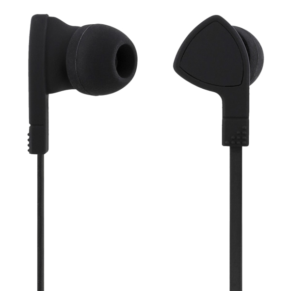 E110 In-ear headset, 1-button remote, 3.5mm, mic, black