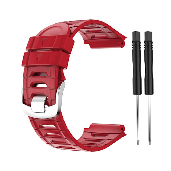 Klockarmband silikon Garmin 920XT Röd