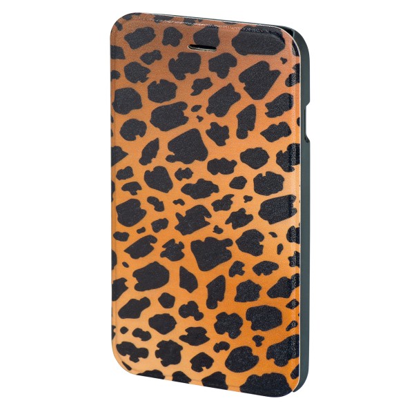 HAMA Plånboksväska DesignLine iPhone6/6S Leopard Brun