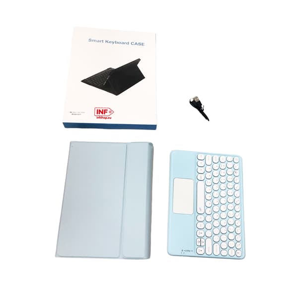 Bluetooth-tastaturcover til Samsung Galaxy Tab S6 Lite Blue Blue