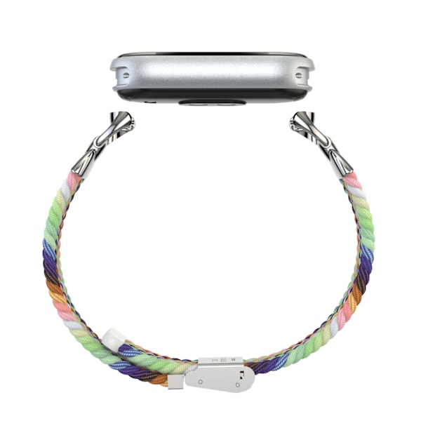Snyggt flätat spänneband för Xiaomi Mi Band 9/10 Flerfärgad