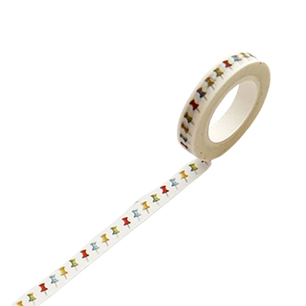 Washi Tape Sæt - 10 Ruller MultiColor MultiColor