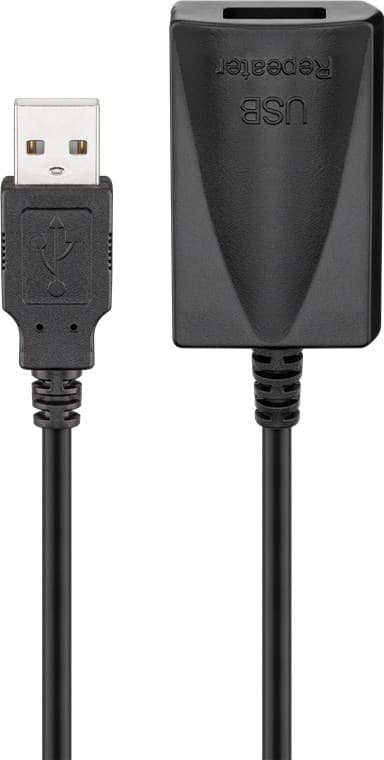 Aktiivinen USB 2.0 jatkokaapeli,
