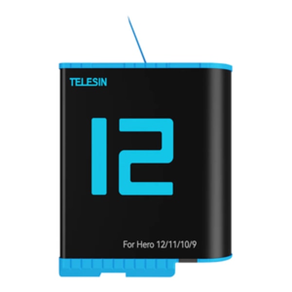 Batteri Telesin för GoPro Hero 12 / Hero 11 / Hero 10 / Hero 9 (1750 mAh) - GP-BTR-901-D