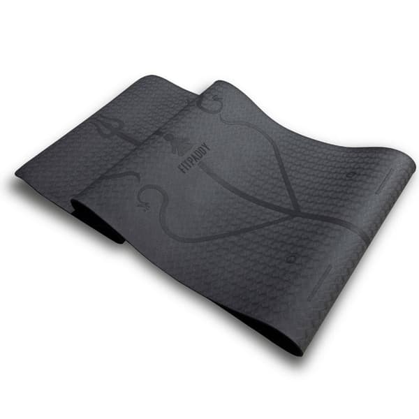 Yogamåtte sort