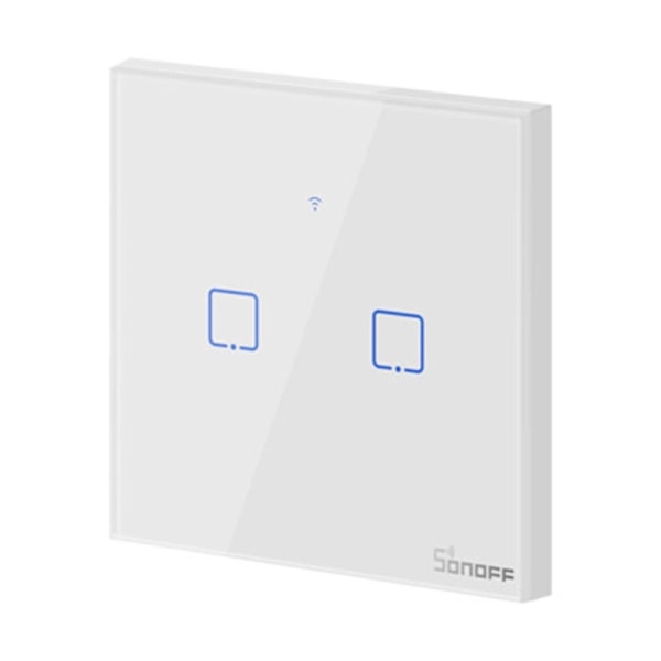 Smart Switch WiFi + RF 433 Sonoff T1 EU TX (2-kanals)
