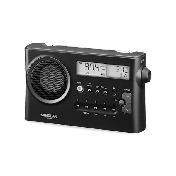 PR-D4BT AM/FM/Bluetooth Portable Digital Tuning Radio Grey