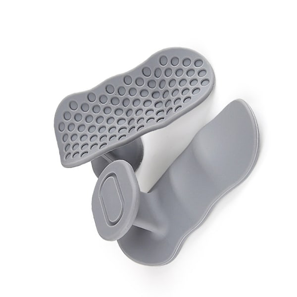 Silikon Handflateskydd för Tyngdlyftning Grey Grey