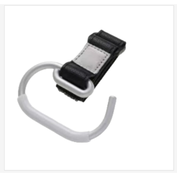2-pack barnvagnskrokar, justerbara remmar, rymmer upp till 2,5 kg