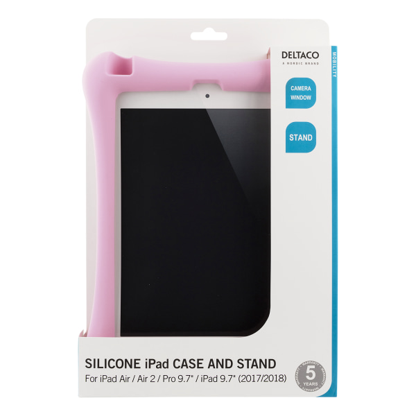 Silicone case, iPad Air/Air 2 , Pro 9.7", iPad 9.7", pink