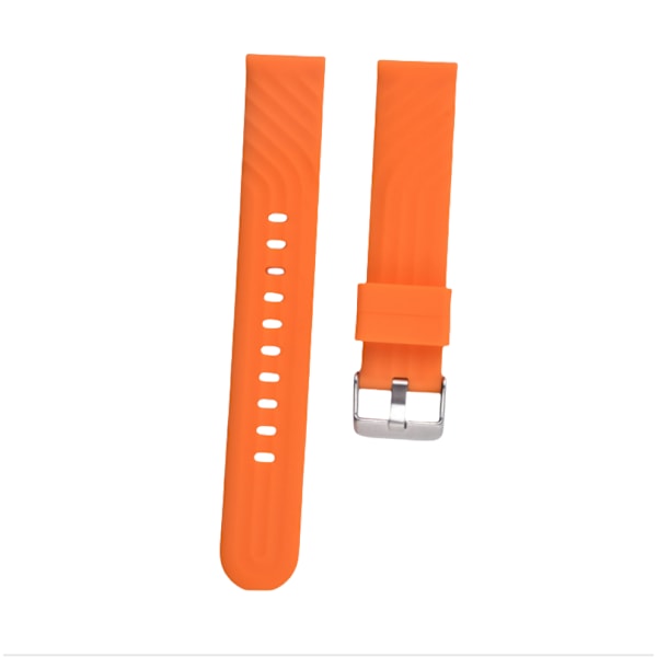 Silikoninen kellon ranneke Huawei GT3 & iWatch 4:lle Oranssi 20 mm