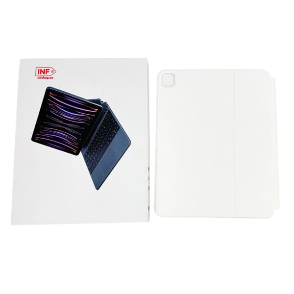 Suojakotelo iPadille Bluetooth-näppäimistöllä White iPad Pro 12.9 2018-2022 White