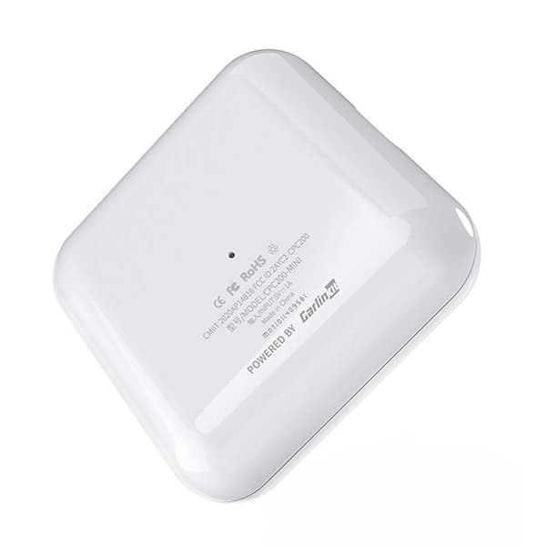 Carlinkit U2W MINI langaton adapteri Apple Carplay (valkoinen)