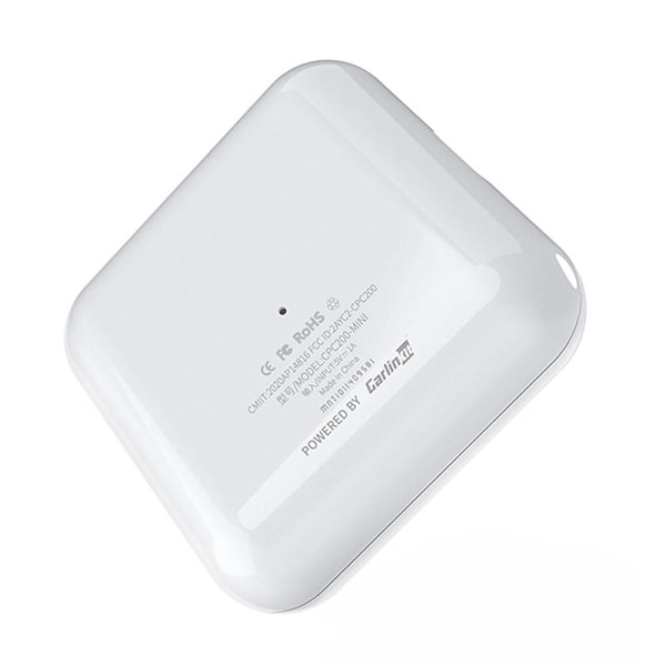 Carlinkit U2W MINI trådlös adapter Apple Carplay (vit)