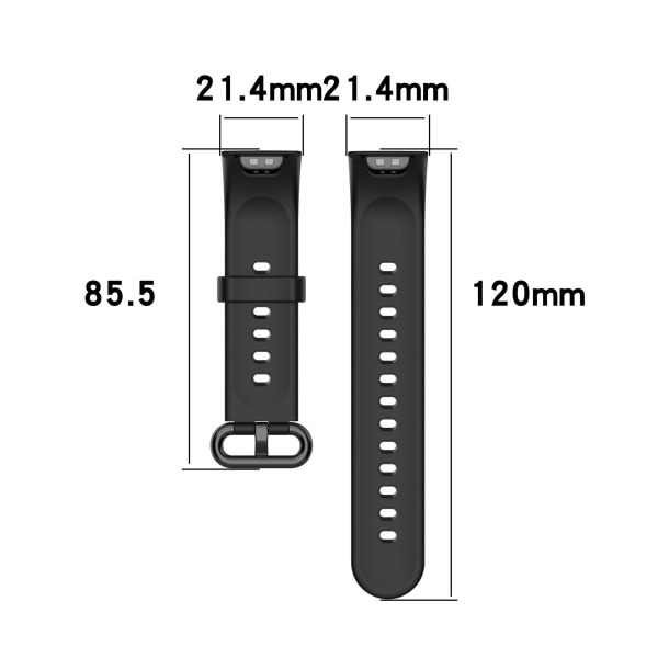 INF Klockarmband för Redmi 2/Xiaomi Mi Watch 2 Lite Svart
