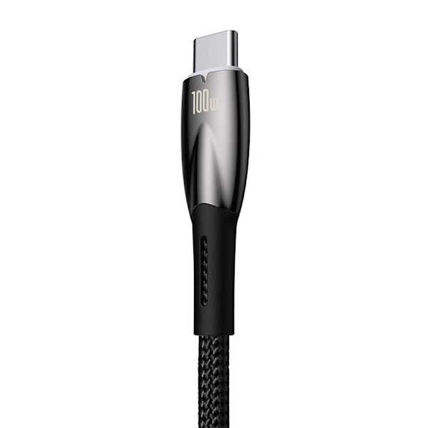 USB-kabel til USB-C Baseus Glimmer Series, 100W, 2m (sort)