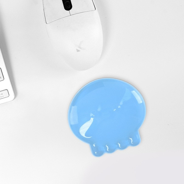 Kreativ Silikone Håndledsstøtte - Ergonomisk Musemåtte til Kontor & Gaming