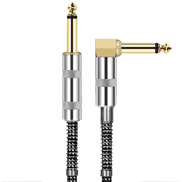 6.35mm Gitarr Instrumentkabel - Lågbrusprestanda för Bas, Akustiska och Elektriska Instrument 1.5 M 1.5 M