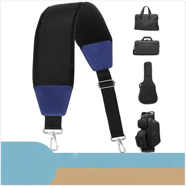 Skulderrem til golfbag - justerbar åndbar nylon, multifunktionel bære- og erstatningsrem, komfortabel pasform og nem montering til lange runder