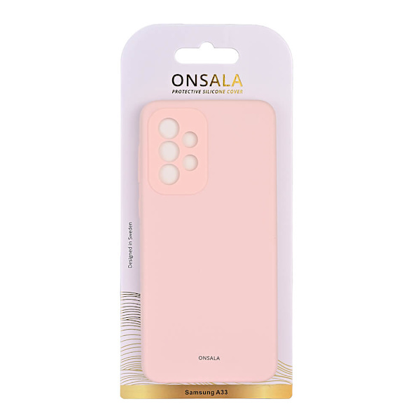 Mobilskal Silikon Chalk Pink - Samsung A33