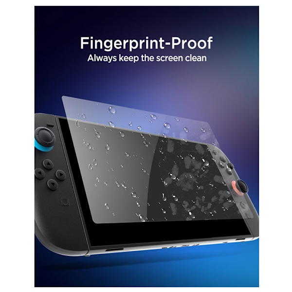 Switch2 Härdat Glasskärmskydd med Justeringsram