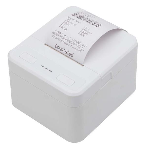 58mm USB+Bluetooth Termisk Kvitteringsprinter - Hurtig, Bærbar POS-printer til Android, iOS & Windows White White