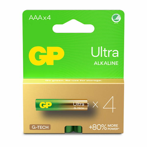 Batteri Ultra Alkaline AAA LR03 4-Pack
