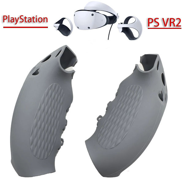 PlayStation VR2 handkontroll greppskydd silikon 1 par Grå