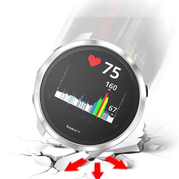 Suojakotelo Garmin Forerunnerille Hopea