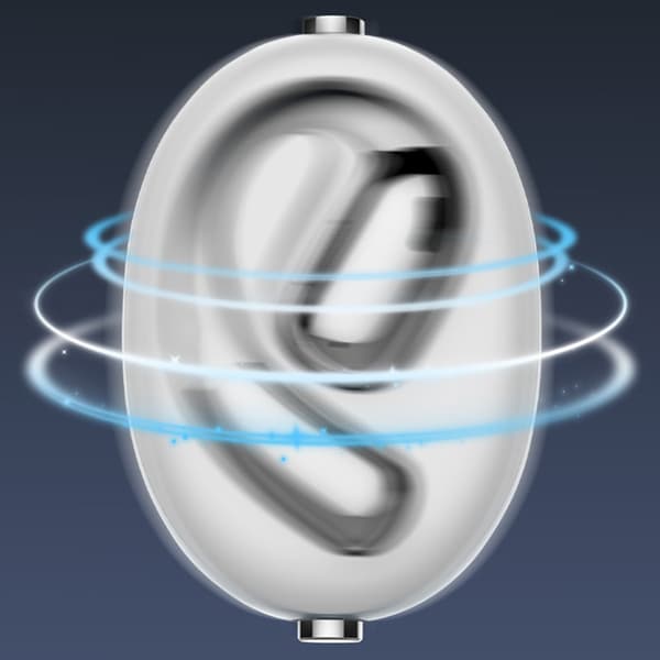 AI Oversættelses Earbuds - Hvid A60 Open-Ear Trådløs Bluetooth White White