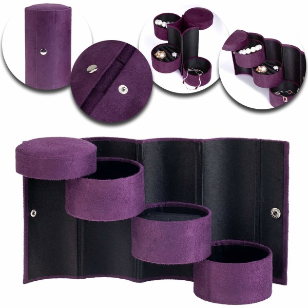 Korulaatikko, 3 laatikkoa - violetti