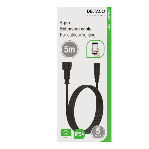 Outdoor lightning cable extension garden light decklight 5m