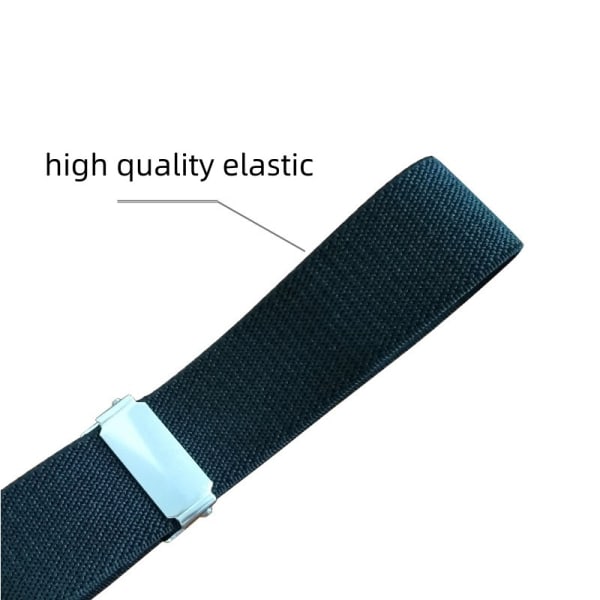 Justerbart elastiskt bälte Svart Suitable for 40-135 cm waist