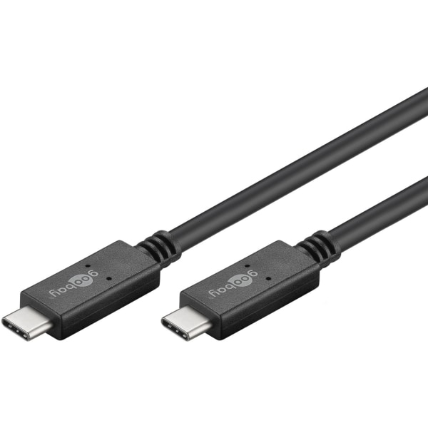 Goobay USB-C™-kabel USB 3.2 Gen 2x2, USB-PD, 5A, 0,5 m, svart