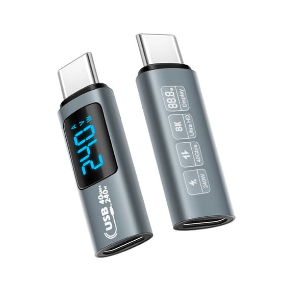 USB4 Digitaalinen näyttöadapteri: 240W, 40Gbps tiedonsiirto Blue Blue